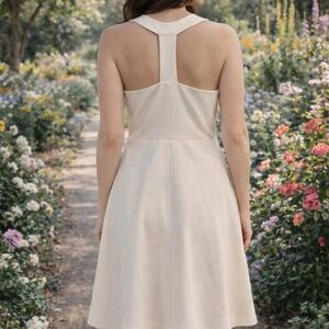 GAP Cream Backless Dress